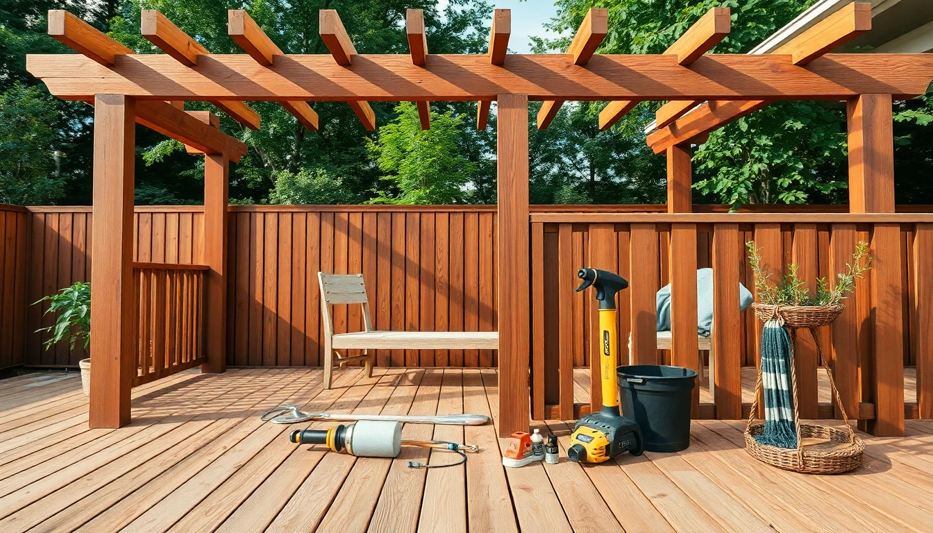 Deck & Pergola Staining